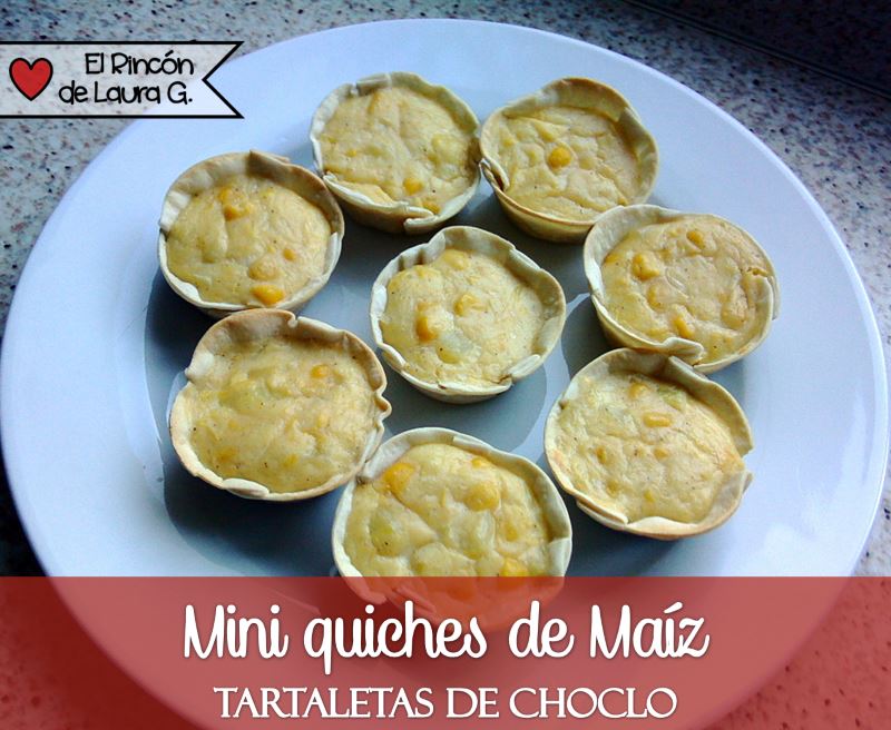 Mini Choclo Canastitas de Choclo o Mini Quiches de Maíz o Humita