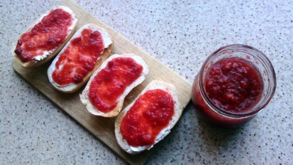 mermelada de fresas