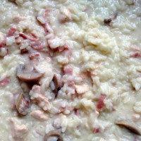 risotto-arroz-capri-bacon-pollo-champiñones