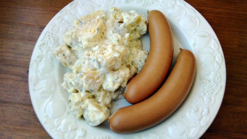 Ensalada de patatas alemana o Kartoffelsalat