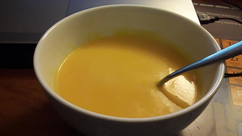 Sopa Crema de calabaza y zanahoria